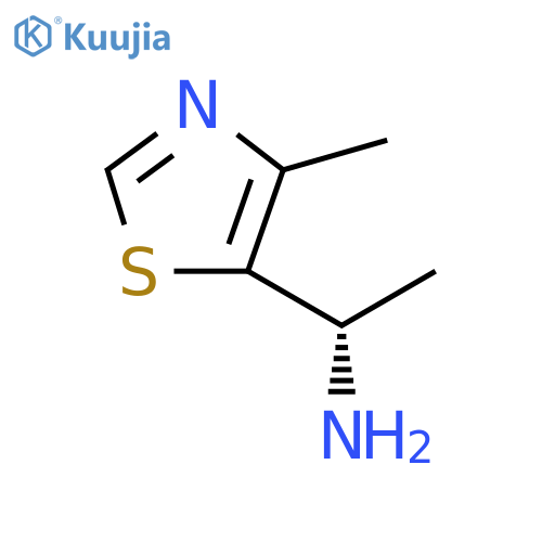 (1S)-1-(4-methyl-1,3-thiazol-5-yl)ethan-1-amine structure