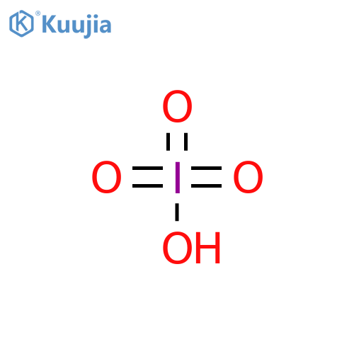 Periodic acid (HIO4) structure
