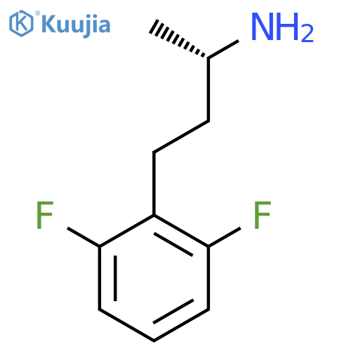 (2S)-4-(2,6-difluorophenyl)butan-2-amine structure