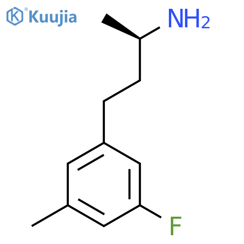(2R)-4-(3-fluoro-5-methylphenyl)butan-2-amine structure