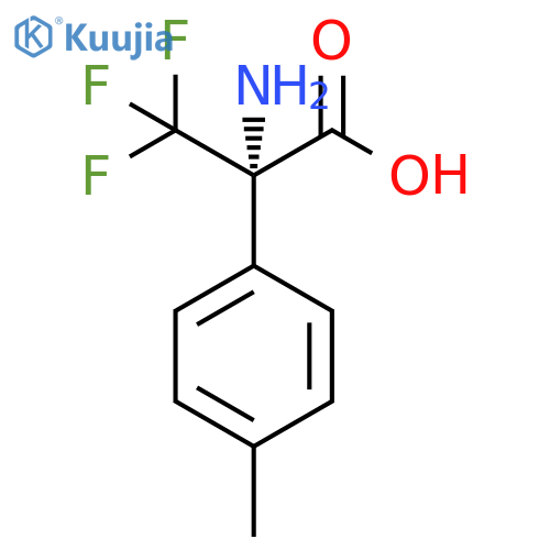 Benzeneacetic acid, a-amino-4-methyl-a-(trifluoromethyl)-, (aS)- structure
