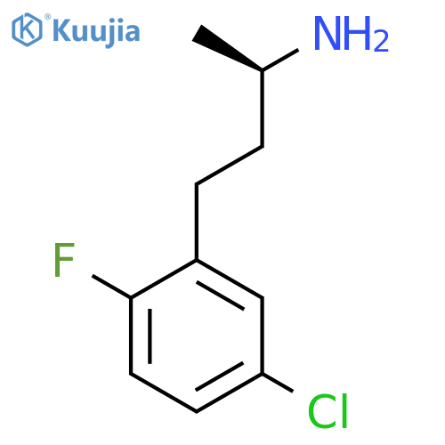 (2R)-4-(5-chloro-2-fluorophenyl)butan-2-amine structure