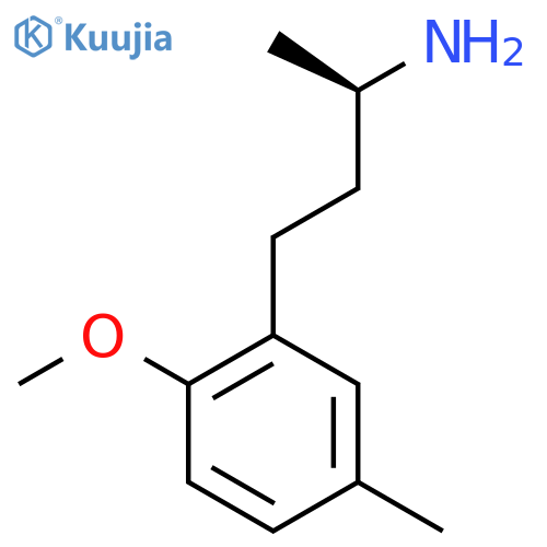 (2R)-4-(2-methoxy-5-methylphenyl)butan-2-amine structure