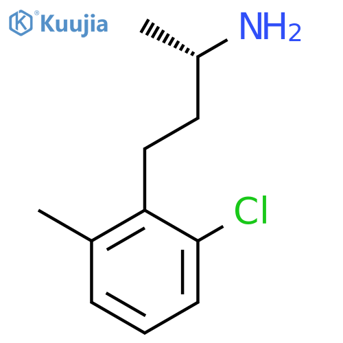 (2S)-4-(2-chloro-6-methylphenyl)butan-2-amine structure