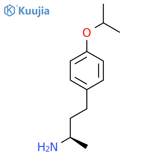 (2R)-4-4-(propan-2-yloxy)phenylbutan-2-amine structure