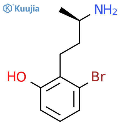 2-(3R)-3-aminobutyl-3-bromophenol structure