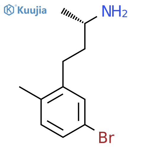 (2S)-4-(5-bromo-2-methylphenyl)butan-2-amine structure