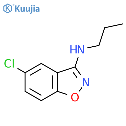 5-chloro-N-propyl-1,2-benzoxazol-3-amine structure