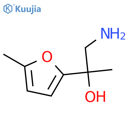 1-amino-2-(5-methylfuran-2-yl)propan-2-ol structure