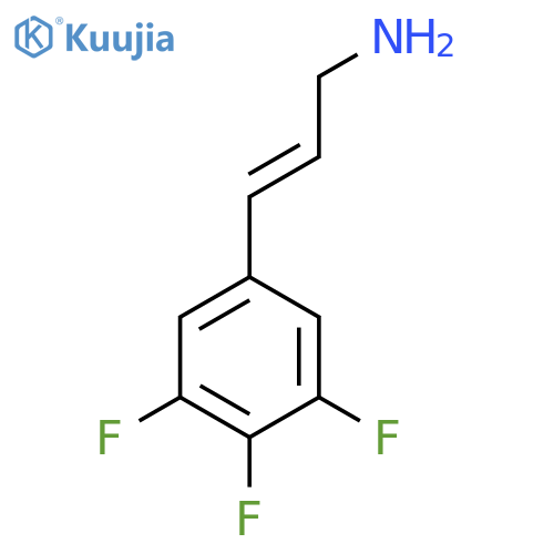 3-(3,4,5-trifluorophenyl)prop-2-en-1-amine structure