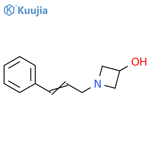 1-[(2E)-3-phenylprop-2-en-1-yl]azetidin-3-ol structure