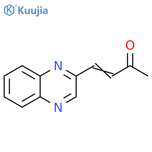 4-(quinoxalin-2-yl)but-3-en-2-one structure