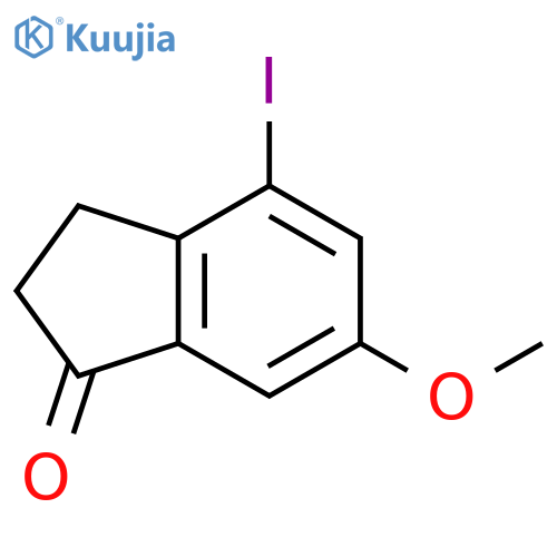 4-Iodo-6-methoxy-indan-1-one structure