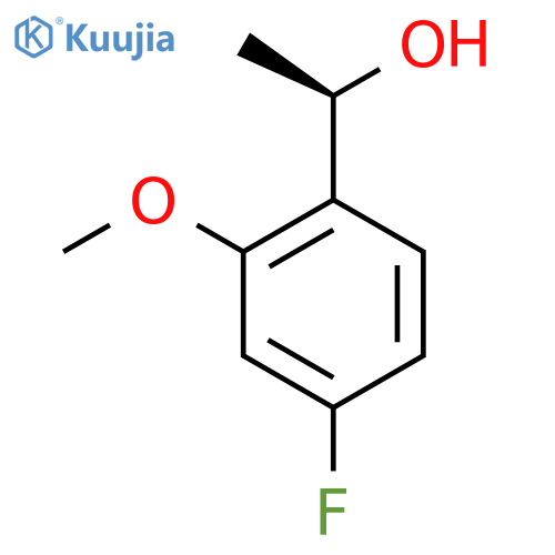 (1R)-1-(4-Fluoro-2-methoxyphenyl)ethan-1-ol structure