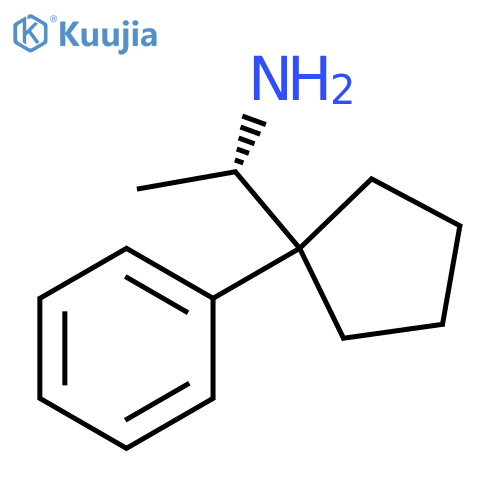 (1S)-1-(1-phenylcyclopentyl)ethan-1-amine structure