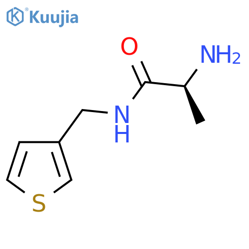 (S)-2-Amino-N-thiophen-3-ylmethyl-propionamide structure