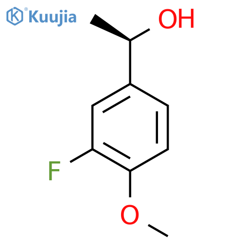 (1R)-1-(3-fluoro-4-methoxyphenyl)ethan-1-ol structure