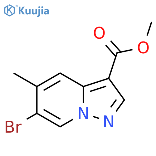 Methyl 6-bromo-5-methylpyrazolo[1,5-a]pyridine-3-carboxylate structure