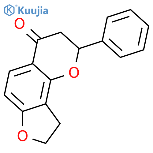 2,3,8,9-Tetrahydro-2-phenyl-4H-furo[2,3-h]-1-benzopyran-4-one; (ξ)-form structure