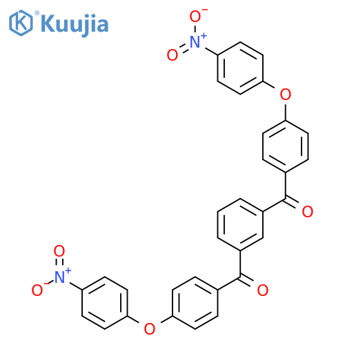 (3-(4-(4-Nitro-phenoxy)-benzoyl)-phenyl)-(4-(4-nitro-phenoxy)-phenyl)-methanone structure