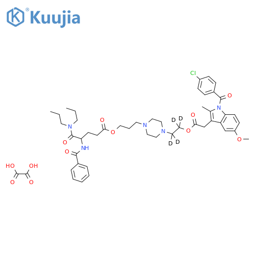 Proglumetacin-d4 Dioxalate structure