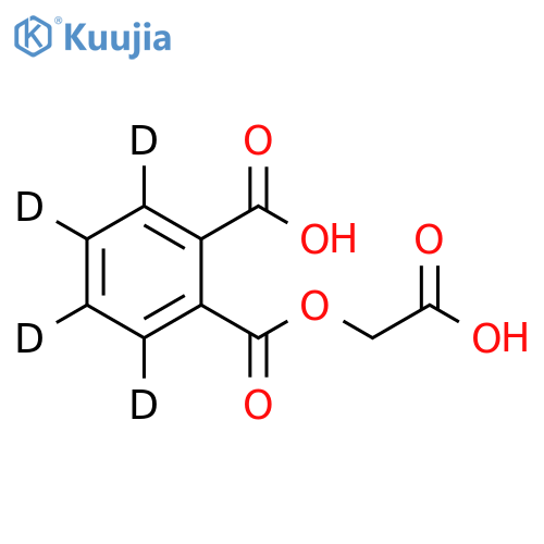Mono(carboxymethyl) Phthalate-d4 structure