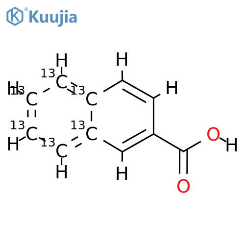 2-Naphthalenecarboxylic Acid-13C6 structure