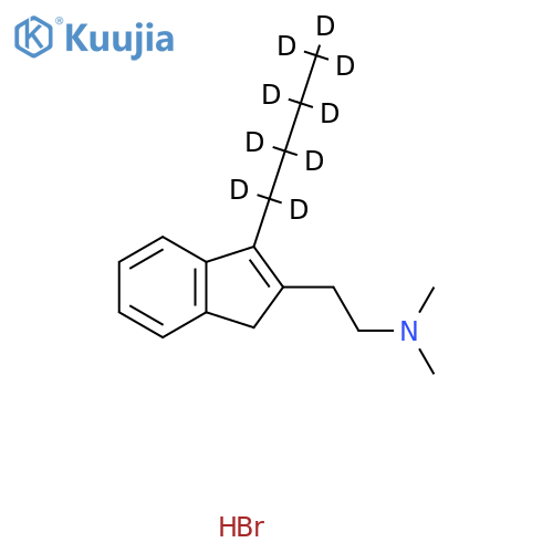 N,N-DiMethyl-3-butyl-1H-indene-2-ethanaMine-d9 HydrobroMide structure
