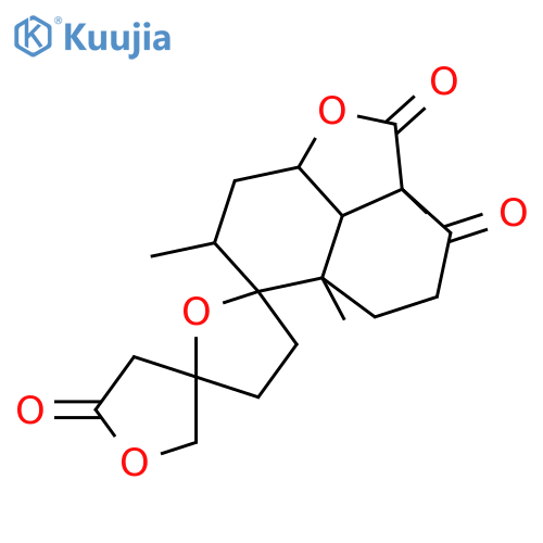 9,13:15,16-Diepoxy-15-hydroxy-3-oxo-19,6-labdanolide; (6β,8α,9α,13R,15R)-form, 15-Ketone (lactone) structure