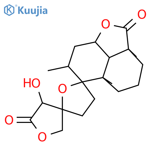 9,13-Epoxy-14-hydroxy-15,16:19,6-labdanediolide; (6β,8α,9α,13S,14R)-form structure