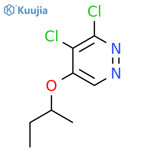 5-(sec-Butoxy)-3,4-dichloropyridazine structure