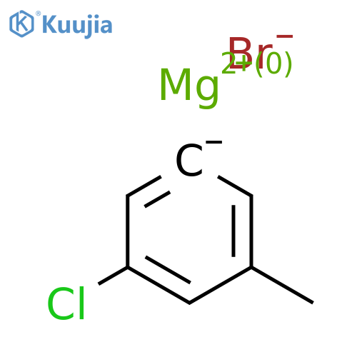 Magnesium;1-chloro-3-methylbenzene-5-ide;bromide structure