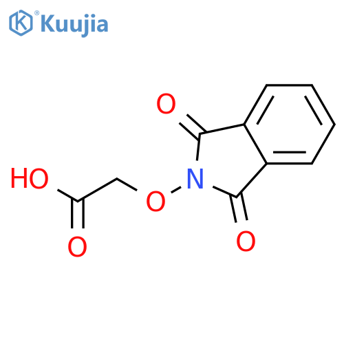 2-(1,3-dioxo-2,3-dihydro-1H-isoindol-2-yl)oxyacetic acid structure