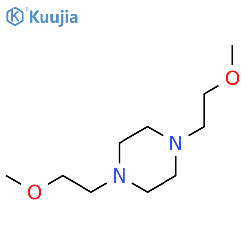 1,4-bis(2-methoxyethyl)piperazine structure