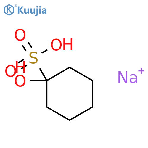 Cyclohexanesulfonicacid, 1-hydroxy-, sodium salt (1:1) structure