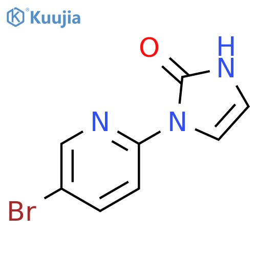 2H-Imidazol-2-one, 1-(5-bromo-2-pyridinyl)-1,3-dihydro- structure