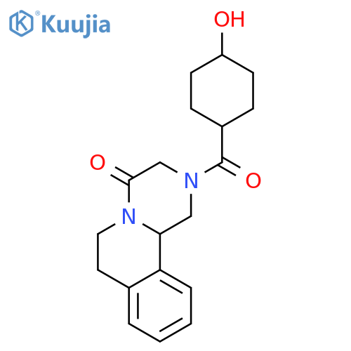 trans-Hydroxy Praziquantel structure
