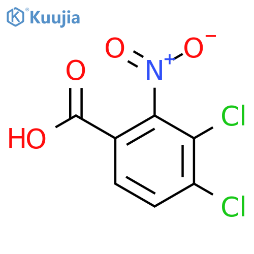 3,4-Dichloro-2-nitrobenzoic acid structure