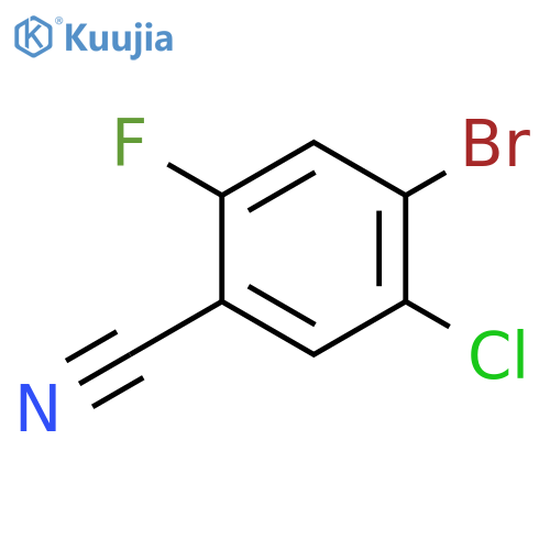 4-Bromo-5-chloro-2-fluorobenzonitrile structure