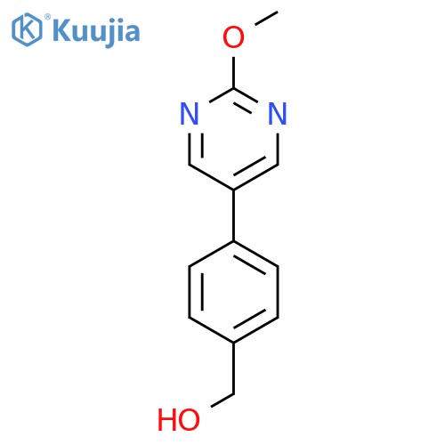 (4-(2-Methoxypyrimidin-5-yl)phenyl)methanol structure