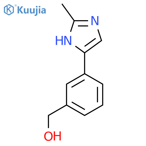 (3-(2-Methyl-1H-imidazol-5-yl)phenyl)methanol structure