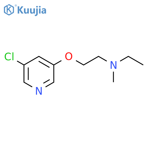 {2-[(5-Chloropyridin-3-yl)oxy]ethyl}(ethyl)methylamine structure