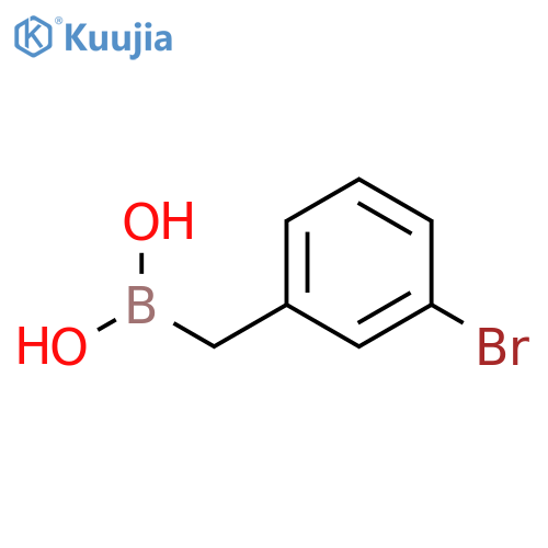Boronic acid, B-[(3-bromophenyl)methyl]- structure