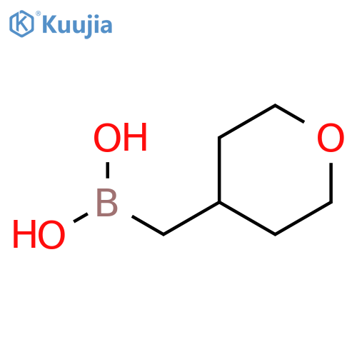 (Oxan-4-ylmethyl)boronic acid structure