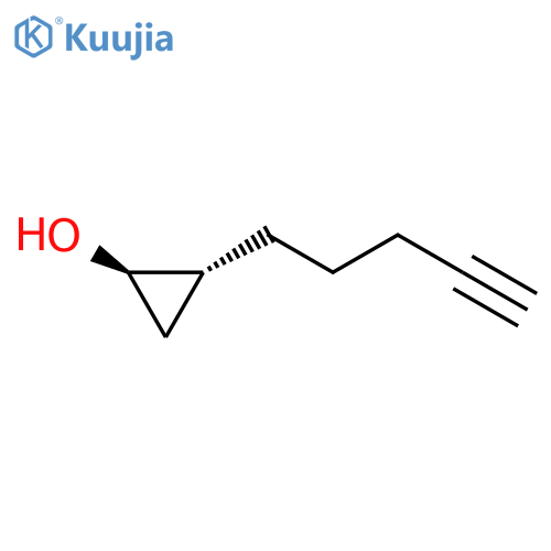 (1R,2R)-2-(pent-4-yn-1-yl)cyclopropan-1-ol structure