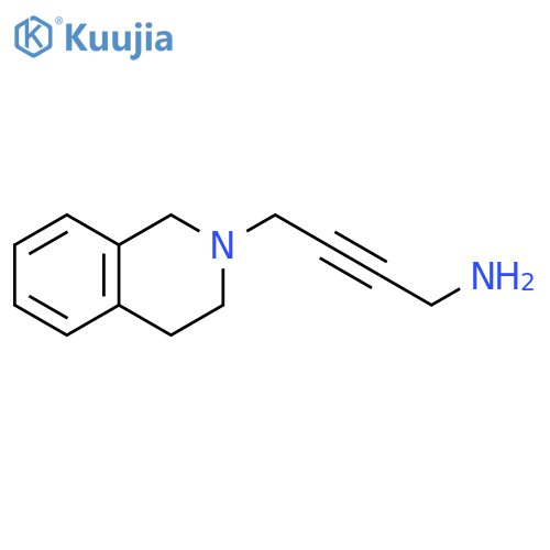 4-(1,2,3,4-tetrahydroisoquinolin-2-yl)but-2-yn-1-amine structure