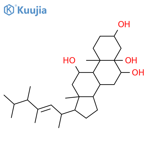 23-Methylergost-22-ene-3,5,6,11-tetrol; (3β,5α,6β,11α,22E,24R)-form structure
