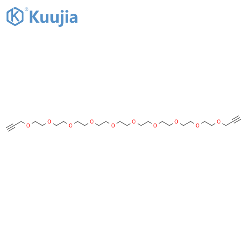 Bis-Propargyl-PEG10 structure