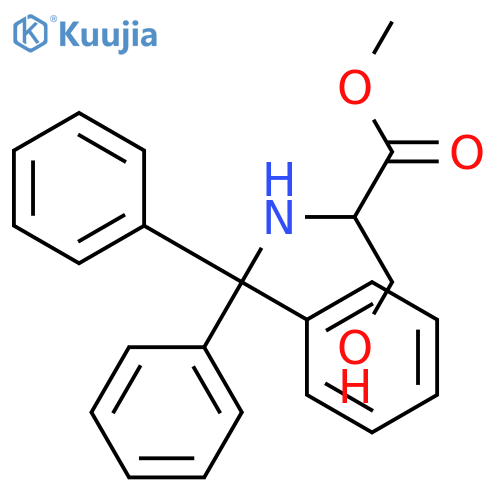N-(Triphenylmethyl)-DL-serine Methyl Ester structure