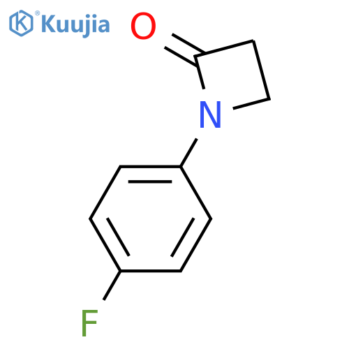 2-Azetidinone, 1-(4-fluorophenyl)- structure